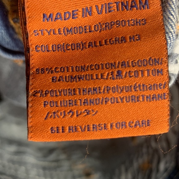 ROCK REVIVAL: Allegra Easy Flap Pocket Jean Shorts Size 27 - Picture 9 of 13